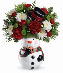 <b>Snowman Cookie Jar</b>